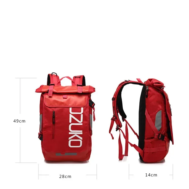 ozuko cartable pour adolescent 15.6 pouces ordinateur portable sac à dos d'eau 49*28*14 hommes étudiant sacs à dos mâle voyage mochila mode