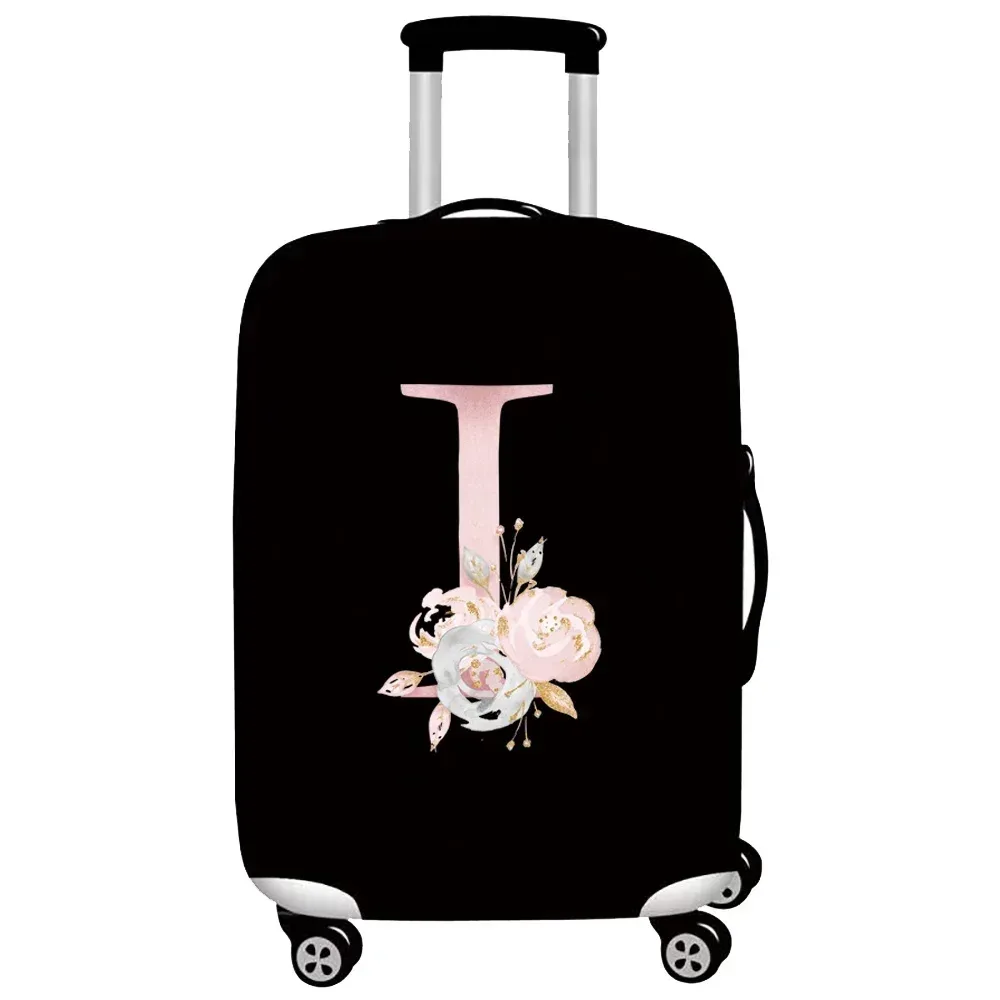 optics-juste de protection élastique pour bagages, housses de valise trempées, housse de chariot, accessoires de voyage, série pink flower, 18 "-32"