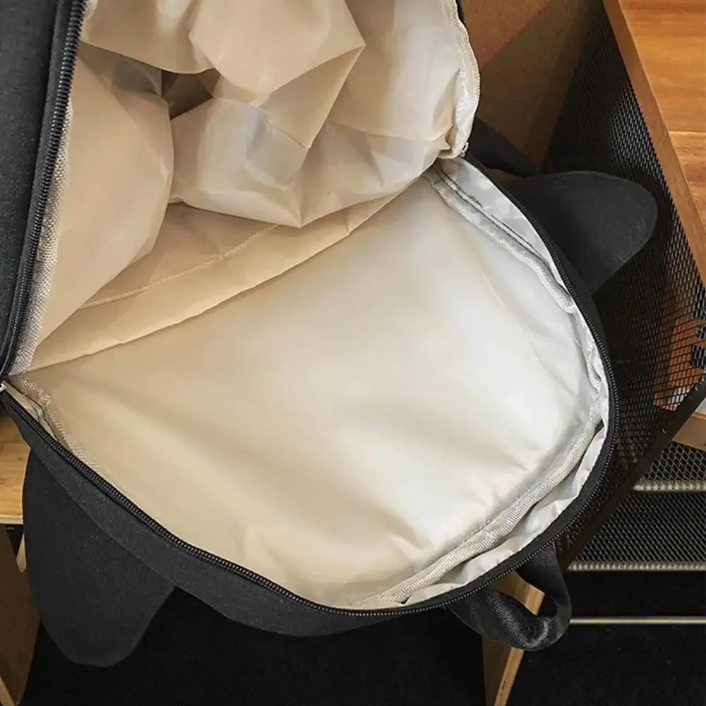 sac à dos tendance imperméable en nylon, motif requin, multi-poches, grande capacité, pour ordinateur portable, idéal pour les étudiants et les voyages en extérieur.