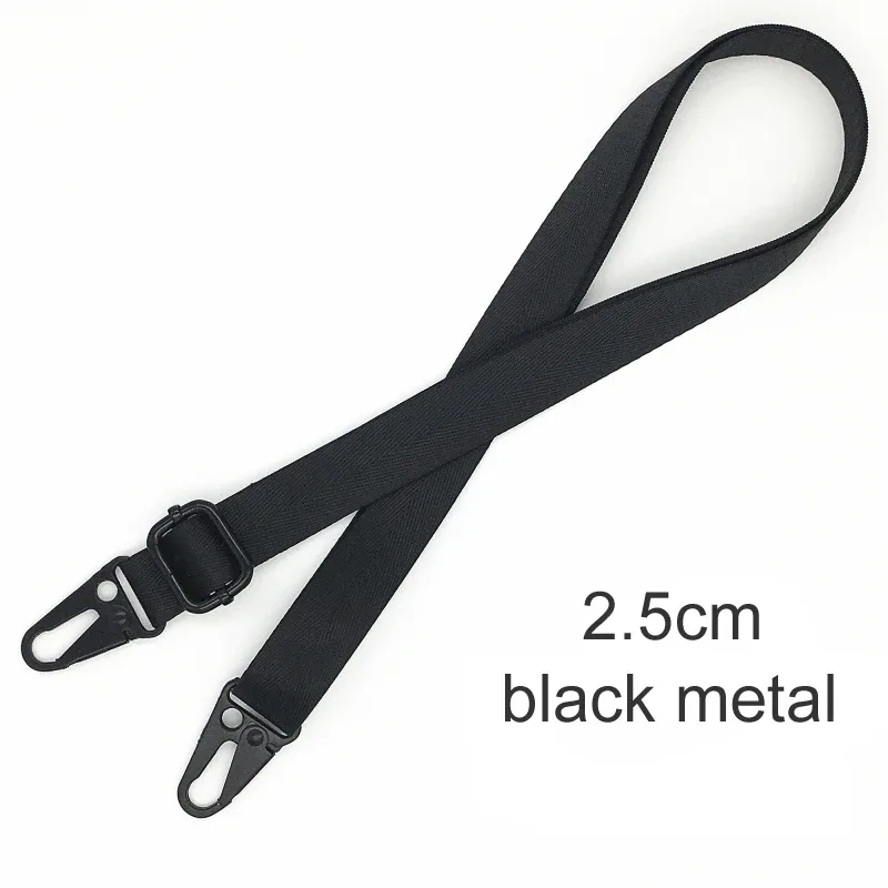 sangles de sac de couleur noire pour femmes, sacoches à bandoulière, ceinture large réglable, accessoires de pièces de sac à bandoulière
