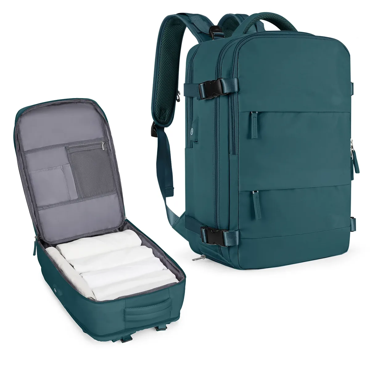 grand sac à dos de voyage pour hommes, sac à dos étanche pour ordinateur portable approuvé par le vol de la compagnie aérienne, sac à dos de transport antivol, sac à dos de randonnée