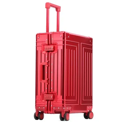 valise à roulettes snugcozy de haute qualité, 100 % aluminium-magnésium, idéale pour les voyages, parfaite pour les valises de marque spinner