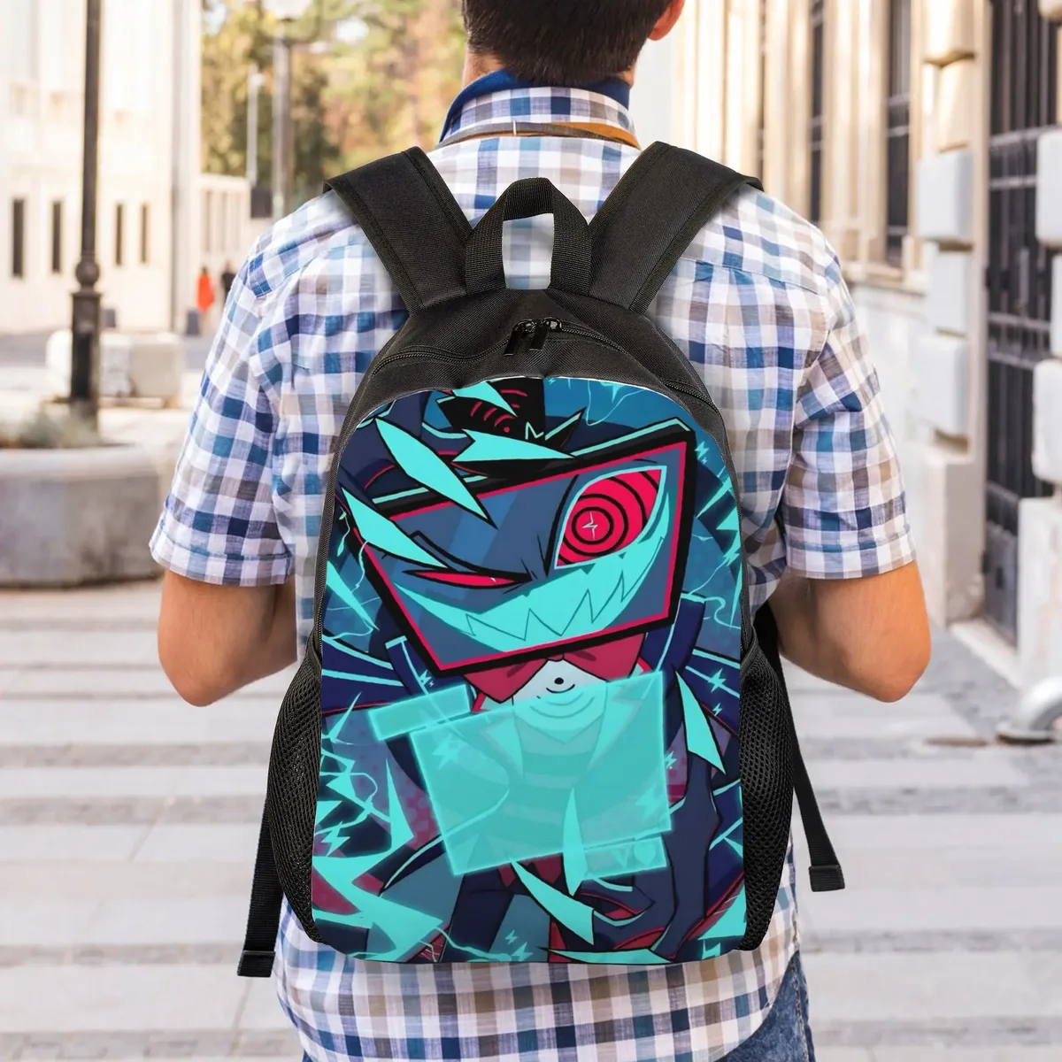 sac à dos vox hazbined hotels pour hommes et femmes, sac à dos décontracté pour le lycée, le travail, le quotidien, pour ordinateur portable, en toile, cadeau