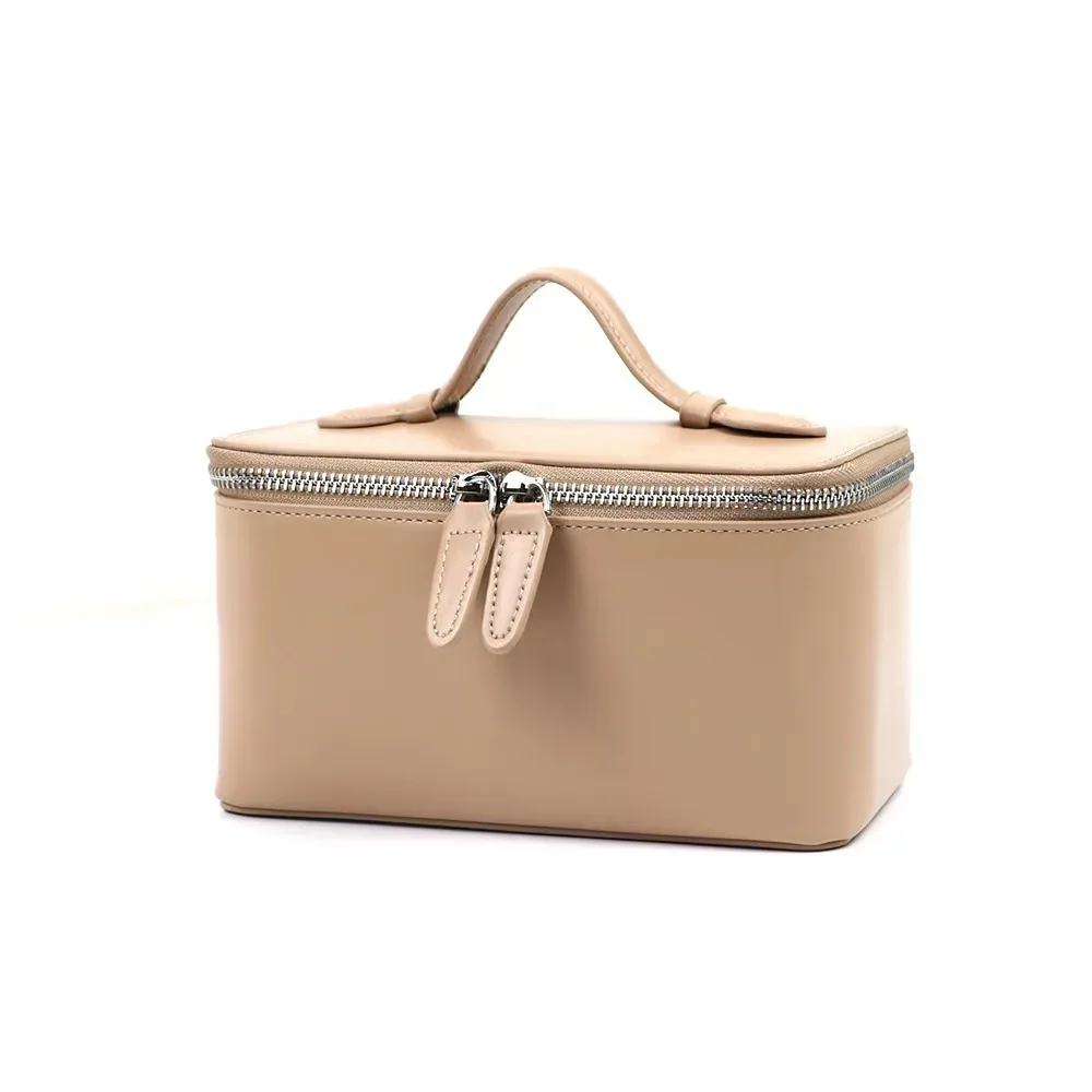 saffiano divisé pour femmes, sac de rangement de maquillage suspendu portable, kit dopp, besoin de voyage en cuir