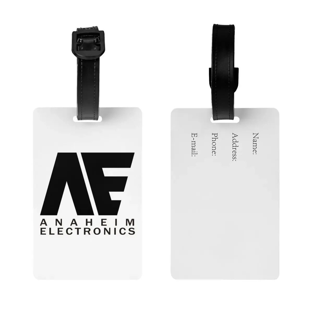 étiquettes à bagages anaheim electronics, accessoires pour valises, étiquettes de bagages de voyage, porte-étiquettes d'embarquement, porte-nom, adresse
