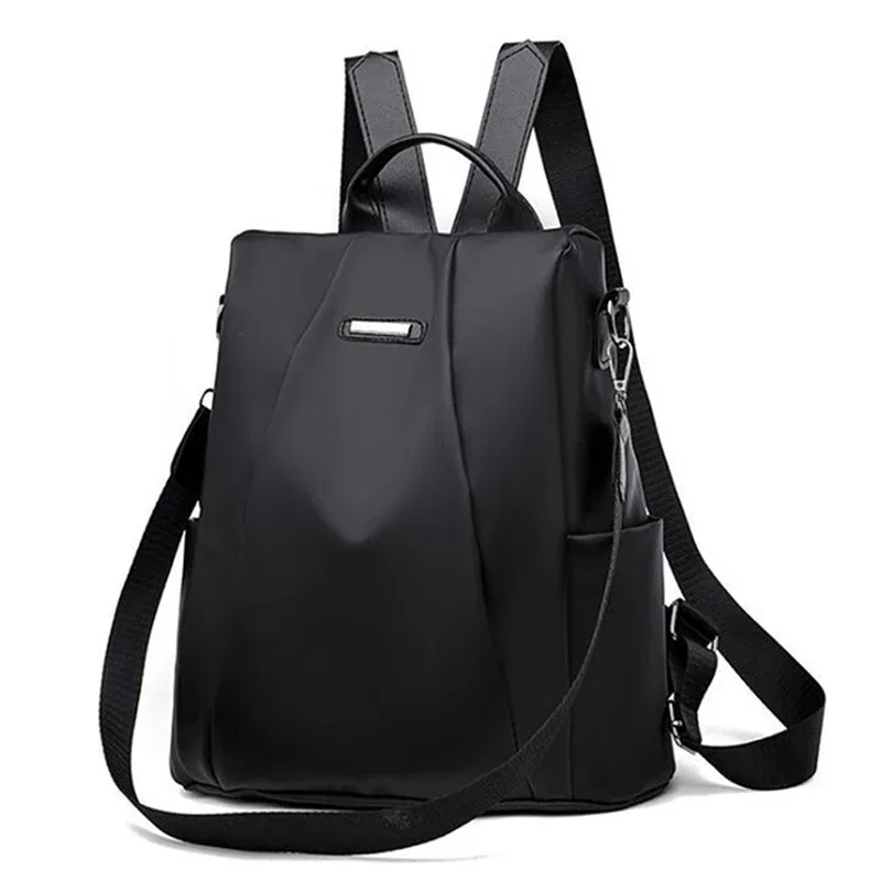 sac à dos oxford imperméable pour femmes, sac d'école antivol à la mode, sac à main de voyage de luxe de grande capacité pour femmes