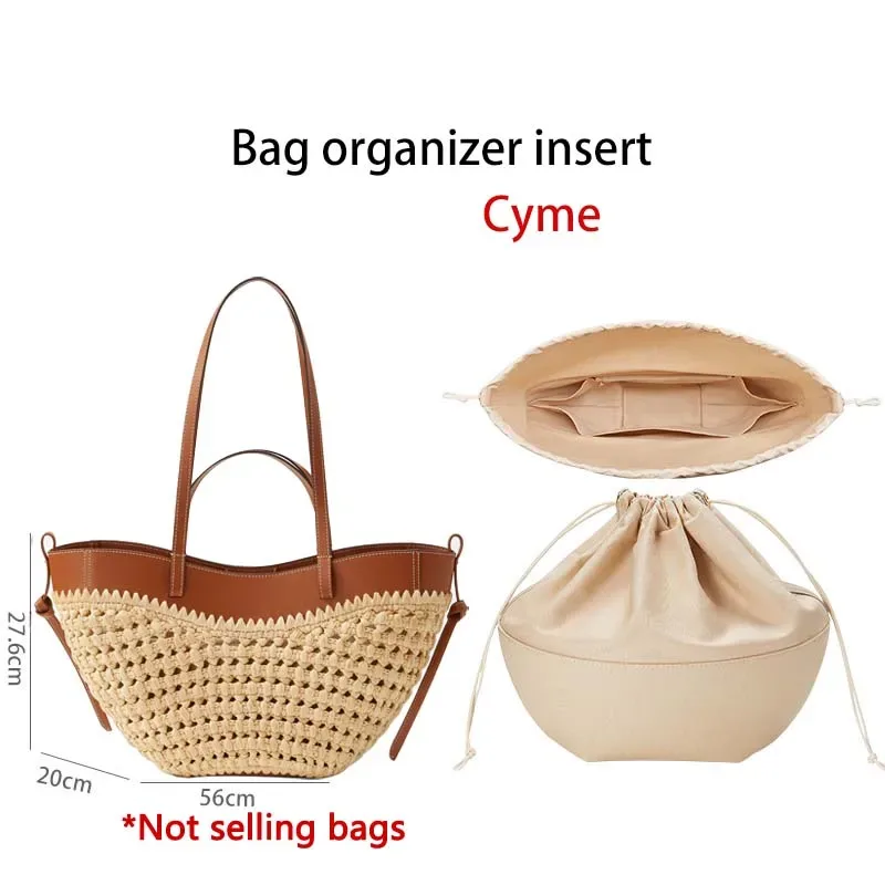 organisateur de sac à cordon pour cyme mini straw – doublure intérieure durable et légère pour sac, accessoires de support de sac