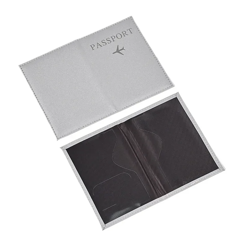 étui de passeport en cuir pu, motif avion, porte-passeport, organisateur avec fente pour carte d'identité, pochette pour passeport