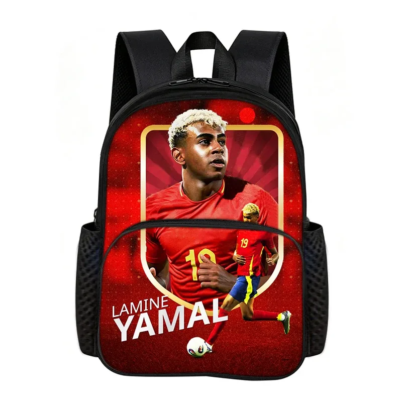 sac à dos d'école l-lamin yamal avec poche avant, idéal pour les fans de football, le meilleur cadeau pour les amateurs de sport