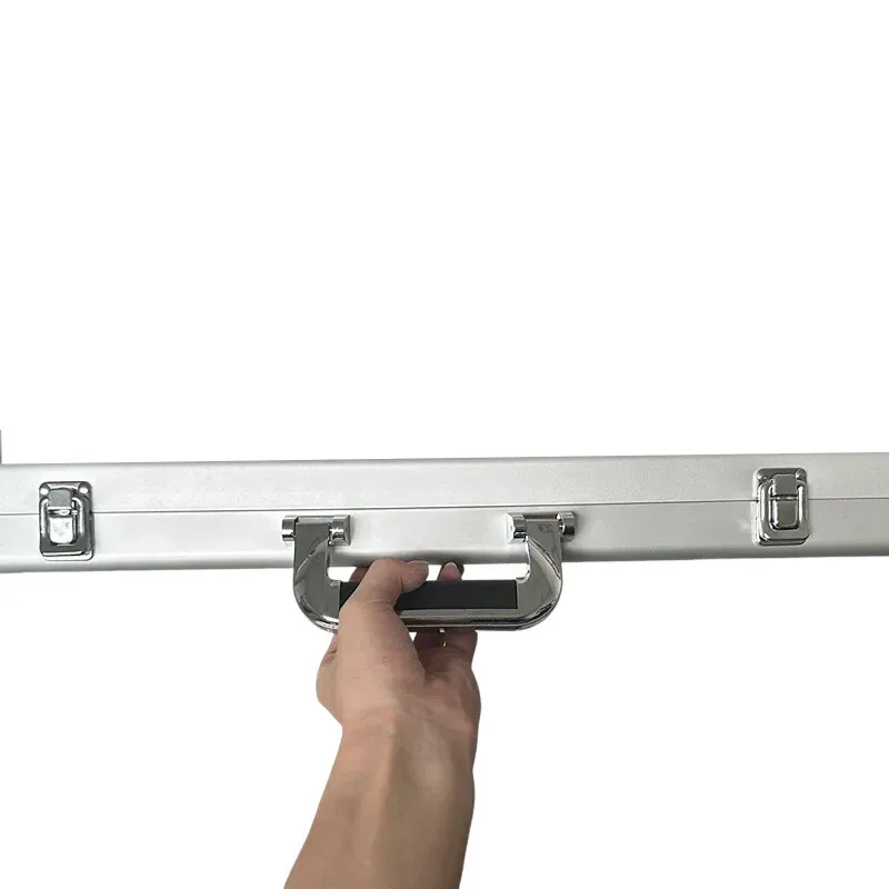 valise portable cartes puces objets de collection présentoir en alliage d'aluminium et vitrine acrylique transparent pour stand de marché