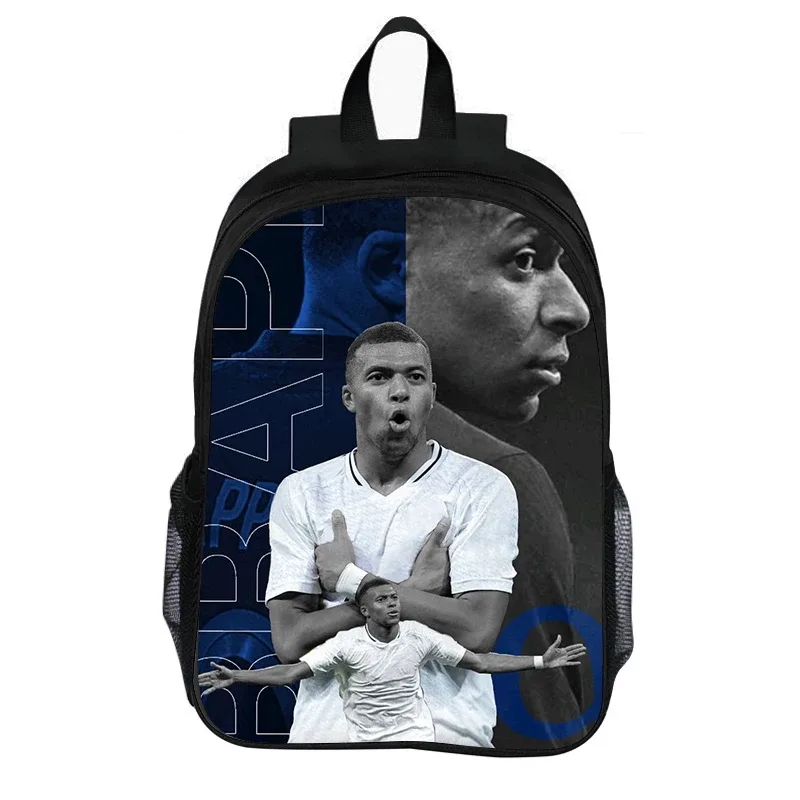 sac à dos de football grande capacité pour enfant, léger, idéal comme cadeau, sac à dos m-mbappé