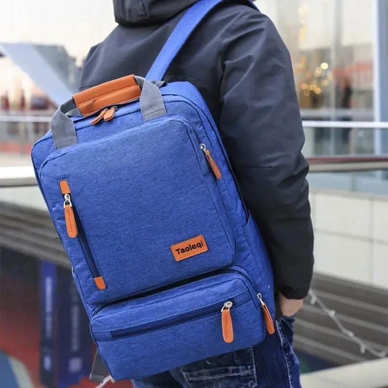 sac à dos d'affaires décontracté pour hommes, léger, pour ordinateur portable de 15 pouces, tissu oxford imperméable, antivol, pour voyage, gris, 2024