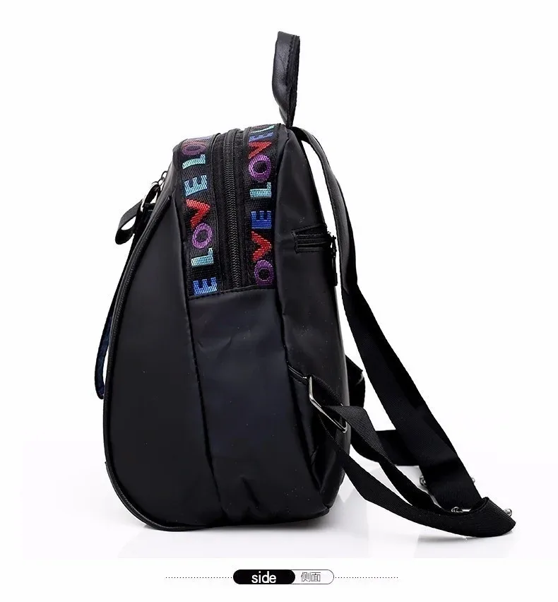 sacs à dos pour femmes, mode love, sac à bandoulière décontracté, sac à dos d'école