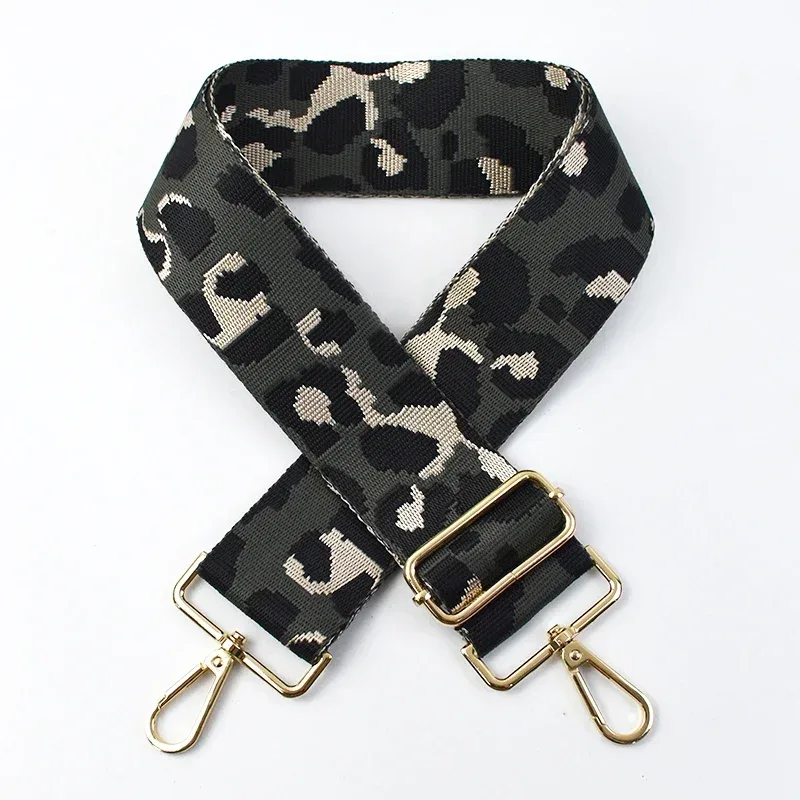 deepeel 5 cm coloré léopard sacs sangle 80 ~ 130 cm bretelles réglables femmes sacs à main sac à bandoulière accessoire de remplacement