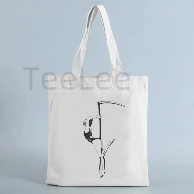 sac fourre-tout drôle de pôle danse, sacs licorne kawaii avec livraison gratuite, sac de shopping réutilisable, fourre-tout en toile animale, sacs à main à la mode, cadeau
