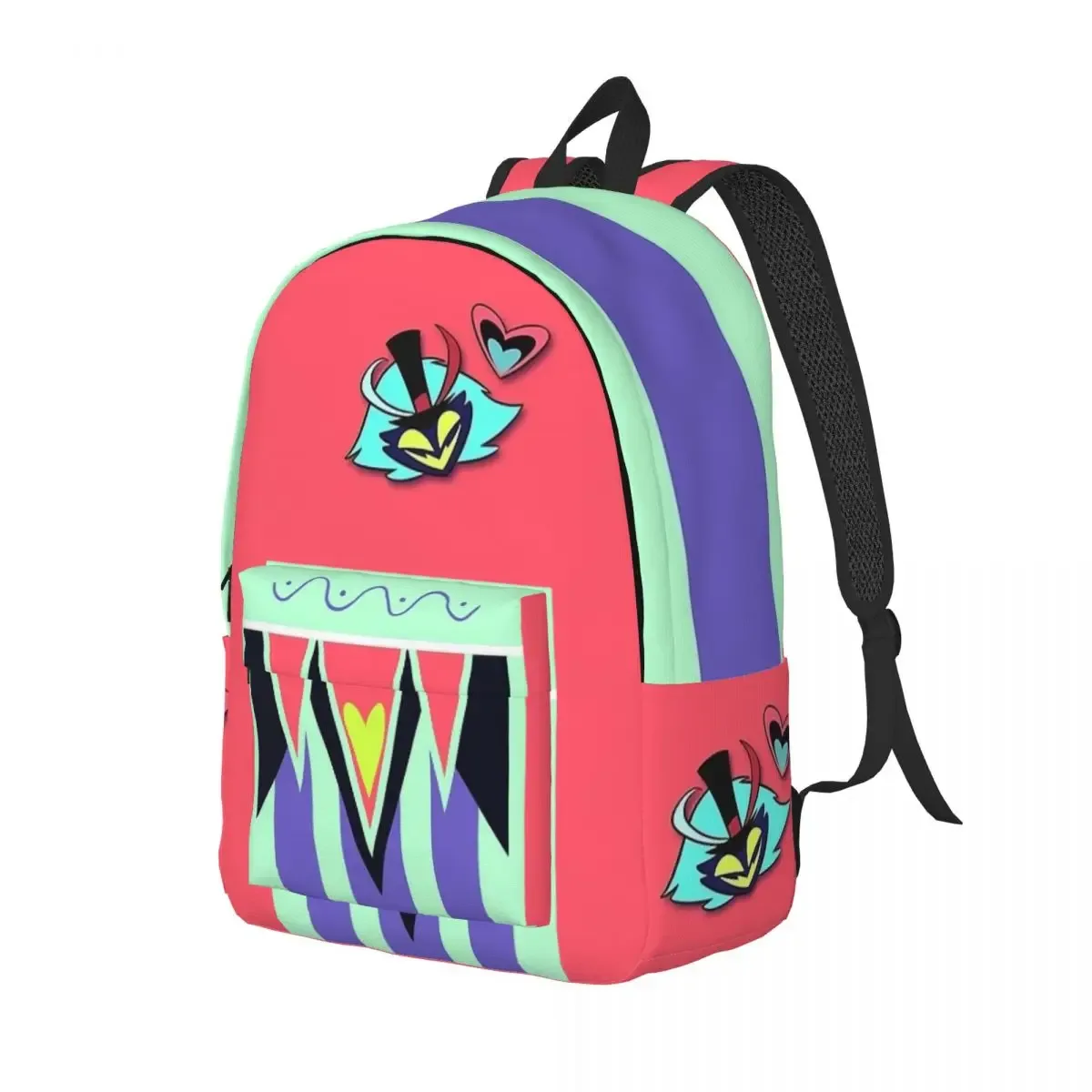 helluva stolas dessin animé sac à dos pour hommes femmes adolescent étudiant travail sac à dos collège sac à bandoulière cadeau