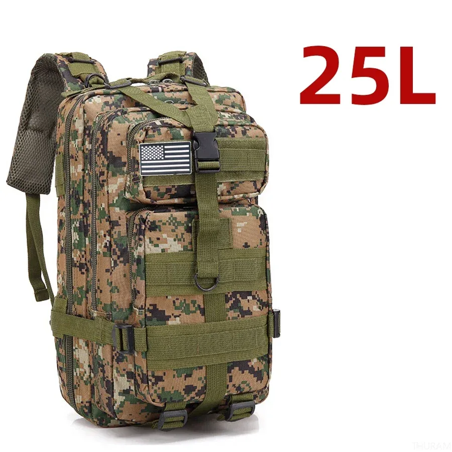 13 pouces/17,3 pouces imperméable trekking pêche chasse sac à dos sacs à dos en plein air tactique camping randonnée sac