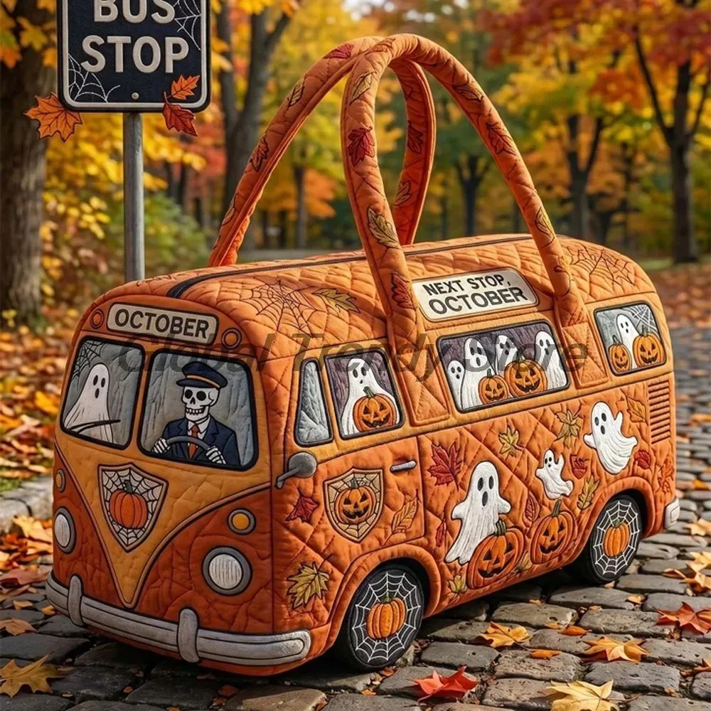 sac à dos matelassé de style gothique pour halloween, sac de voyage pour l'extérieur avec une grande capacité, style festif décontracté et unique