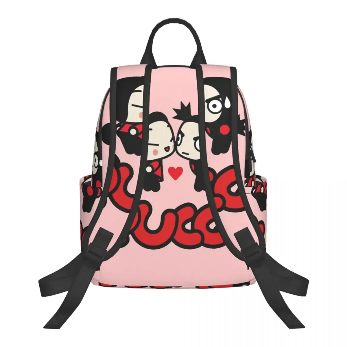 sac à dos d'animation cartoon garu pucca, sac à livres pour étudiants, sac d'école pour enfants, sacs à bandoulière pour ordinateur, pour hommes et femmes