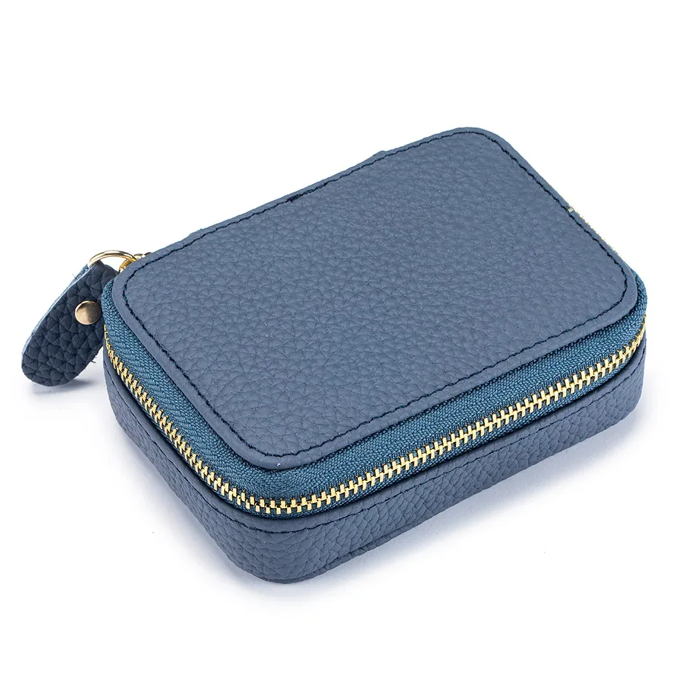 étui à rouge à lèvres avec miroir intégré, mini sac à cosmétiques, trousse à fermeture éclair, trousse de maquillage, trousse à lentilles de contact de voyage, trousse à main pour rouges à lèvres
