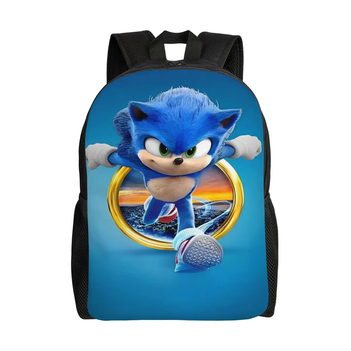 sac à dos sonices the h-hedgehogs, sacs à dos modernes pour femmes et hommes, grands sacs de voyage pour lycée, sac à dos de haute qualité