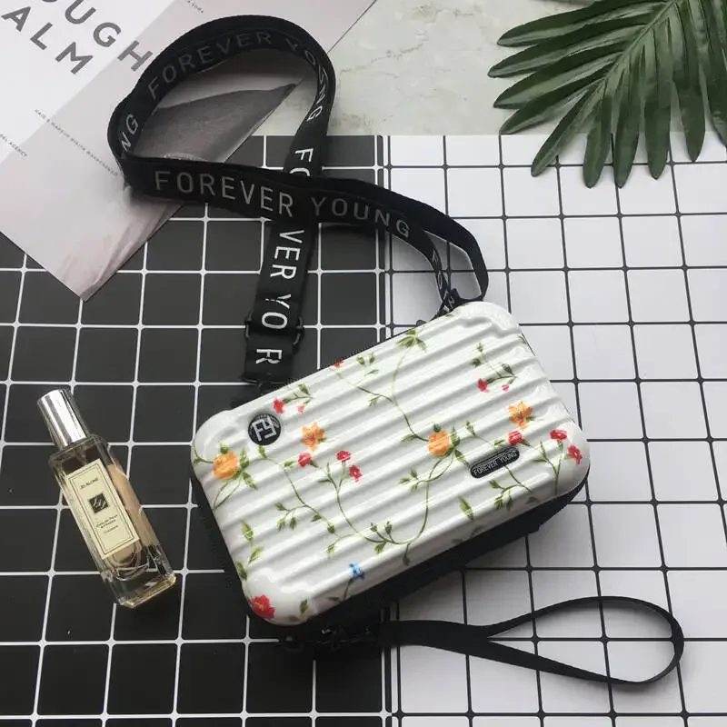 nouvelle mini valise, trousse de maquillage portable pour femme, trousse de maquillage grande capacité, trousse de maquillage imperméable à bandoulière pour extérieur