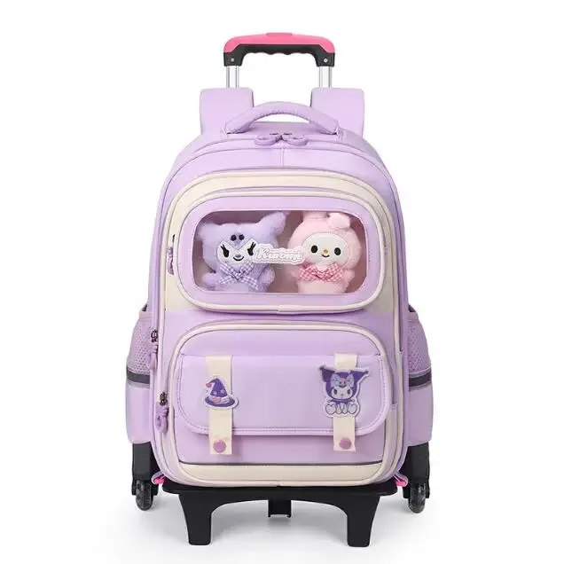 sac à dos à roulettes pour élèves du primaire, cartable à roulettes pour enfants, sac à dos d'école pour filles avec roulettes pour garçons