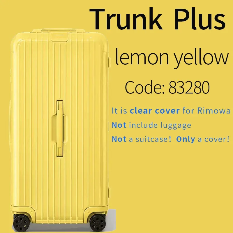 housse transparente applicable pour rimowa clear essential trunk plus housse de protection pour valise 33 pouces housse de bagage rimowa