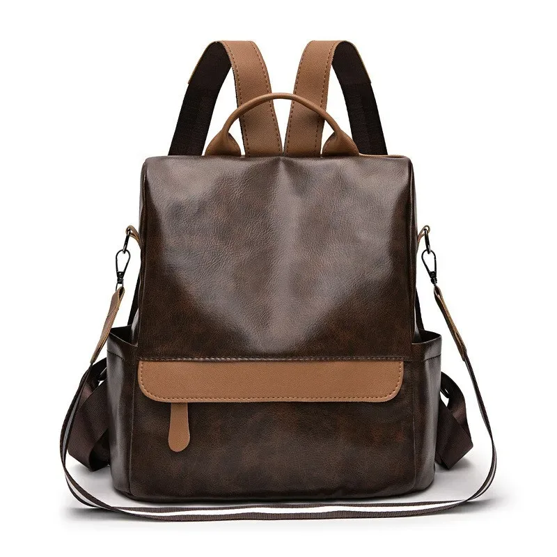 nouveau sac à dos sac à main pour femmes dames sac à dos en cuir pu mode sac à dos épaule sac à main sac sécurité décontracté voyage sacs à dos