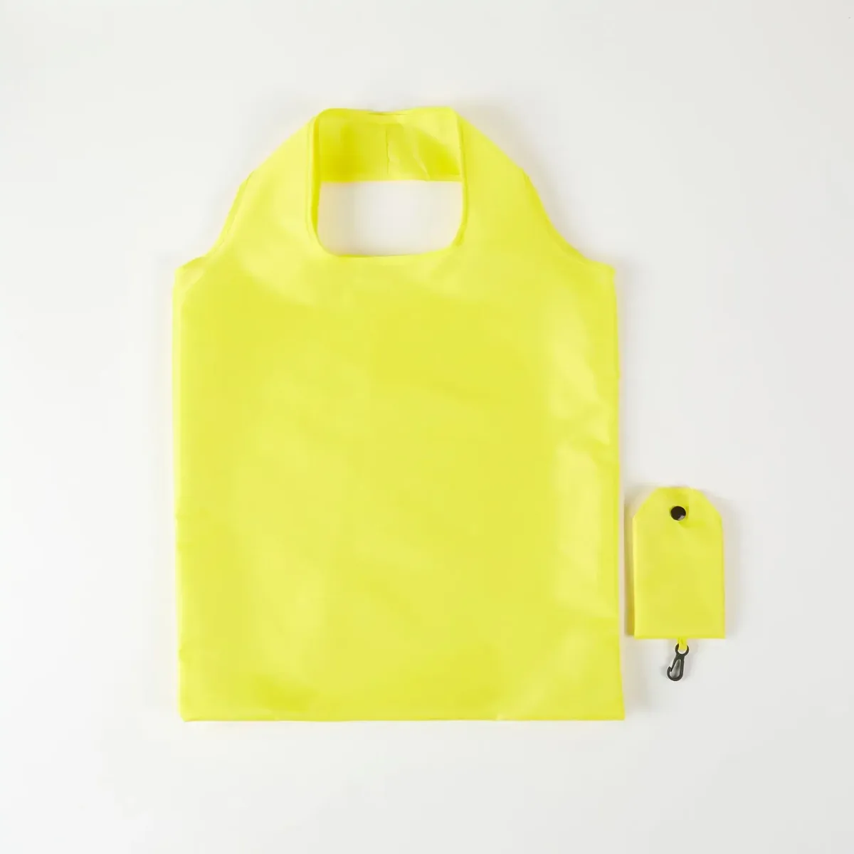 sac de courses réutilisable pour femmes et hommes, sac d'épicerie pliable en nylon, sac fourre-tout écologique, sacs à main de couleur unie