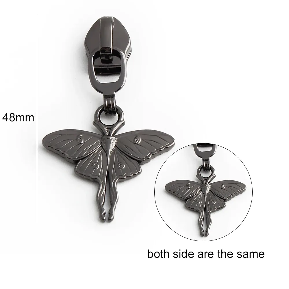 5/10/20 pièces en forme d'abeille 5 #   têtes de fermeture éclair pour fermetures éclair en nylon, tirettes de fermeture éclair pour sacs, vêtements, bagages, kit de réparation, accessoires de couture diy