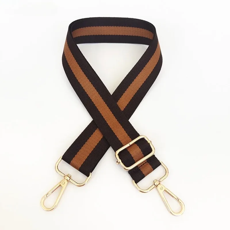 nouveau sac à bandoulière accessoires coloré polyvalent simple épaule portée oblique sac large étendu sangle rayée réglable