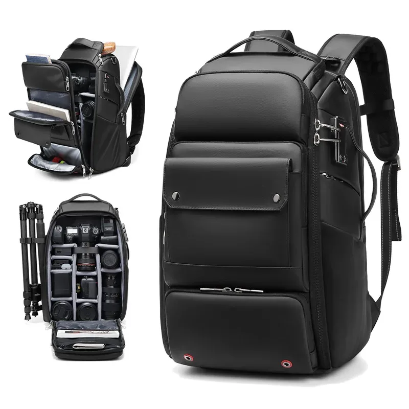 sac à dos professionnel pour appareil photo reflex numérique pour hommes, avec support pour trépied, détachabl