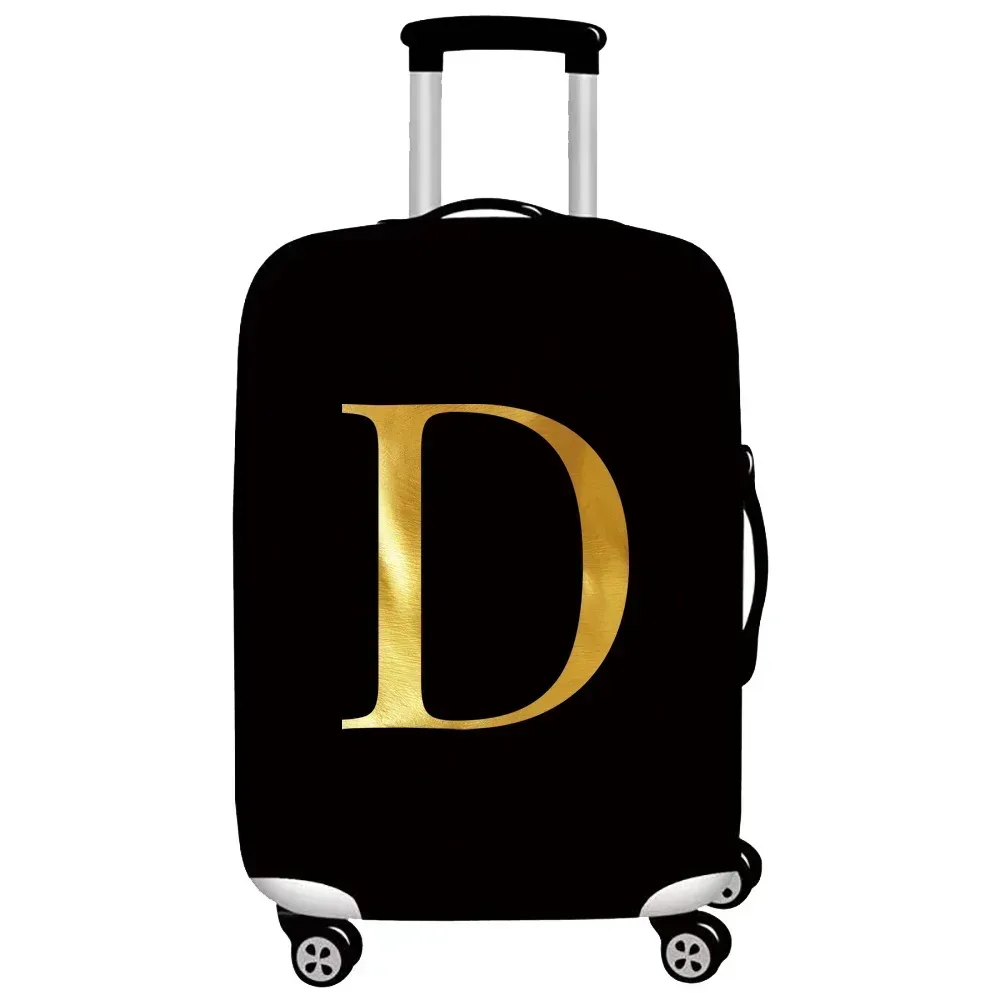 housse de protection pour bagages, épaisse et élastique, housse de protection contre la poussière, anti-rayures, housse de protection pour valise, série de lettres