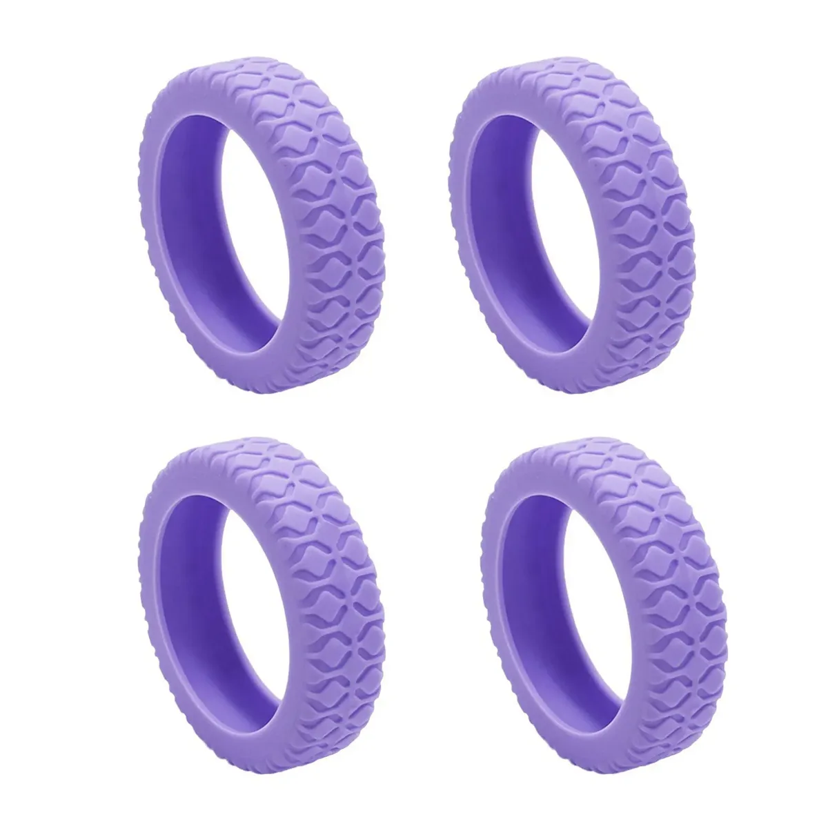 protecteur de roues de bagages, housse de protection en silicone résistant à l'usure, réduction du bruit, anti-rayures pour valise, chaise de bureau, roulettes