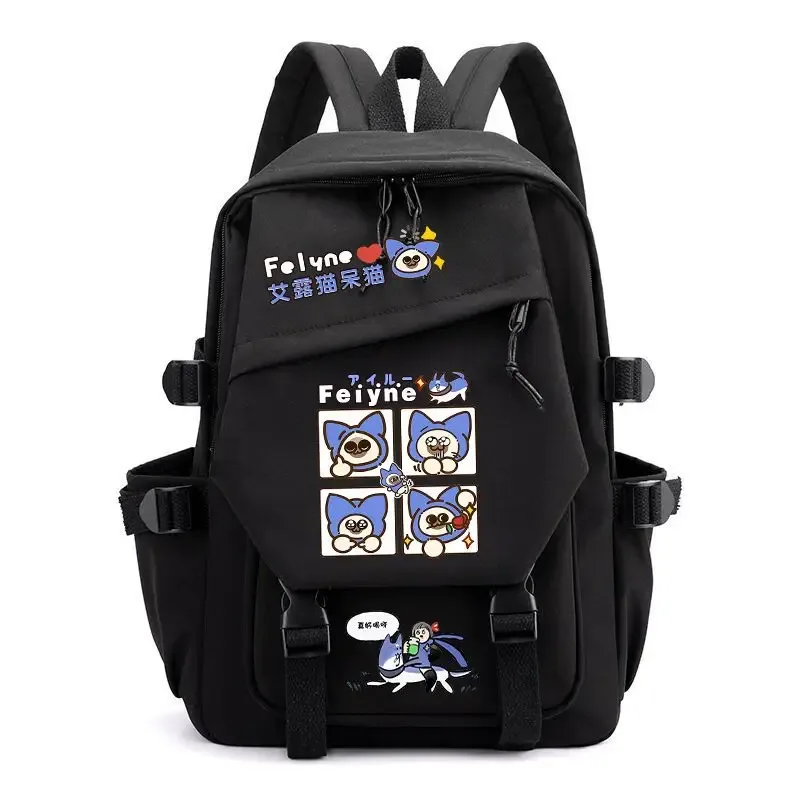 sac à dos monster hunter wilds felyne rathian, sac à dos à bandoulière, sac d'école pour étudiants, sac à dos tendance, sac de voyage