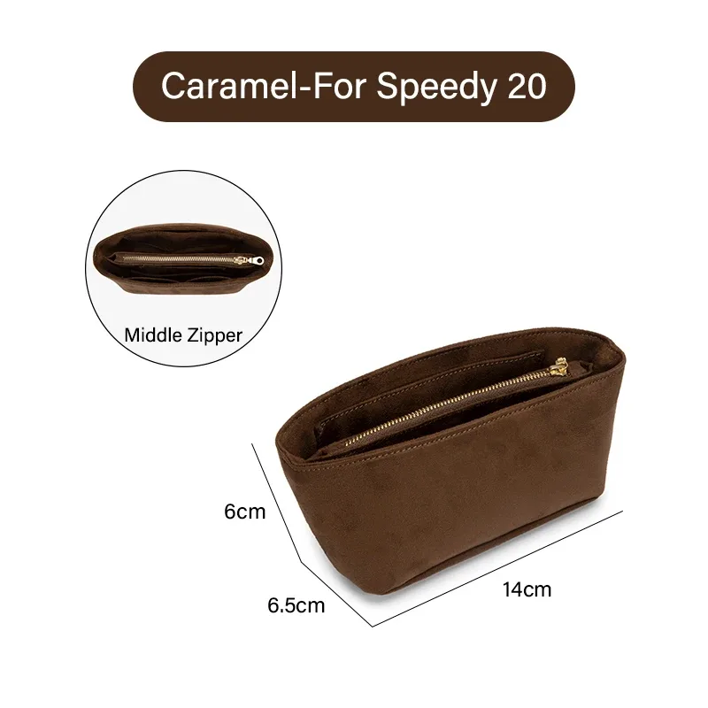 wuta original sac en velours organisateur pour lv speedy 20 25 30 35 sac à main insérer sac à main sac intérieur portable voyage stockage sacs de maquillage