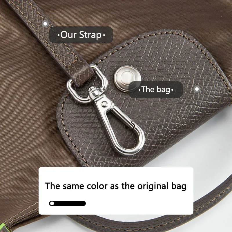 sac à bandoulière en cuir de vache, sangle d'épaule adaptée au remplacement longchamp terra mini sans poinçonnage, accessoires de modification
