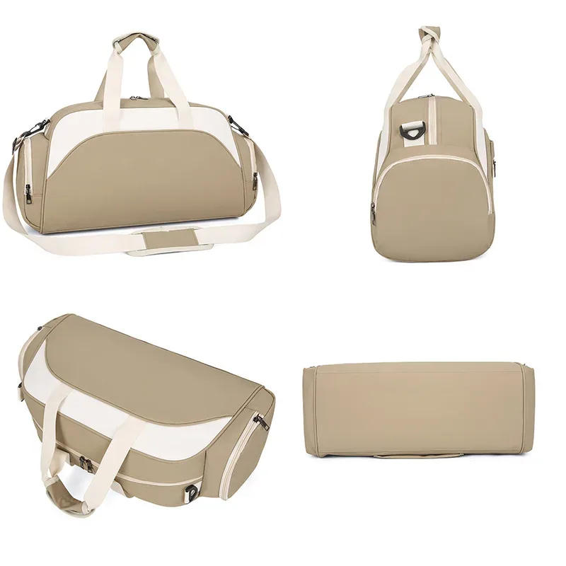 sac de fitness avec logo personnalisé, sac de voyage avec séparation sèche et humide, sac de sport personnalisé avec nom de bricolage, sac de sport