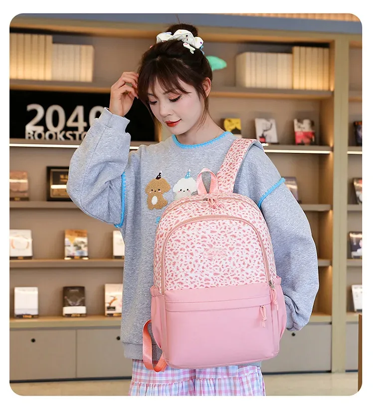 sacs d'école pour adolescentes, sac de voyage imprimé pour enfants, sac à dos orthopédique 3 pièces/ensemble