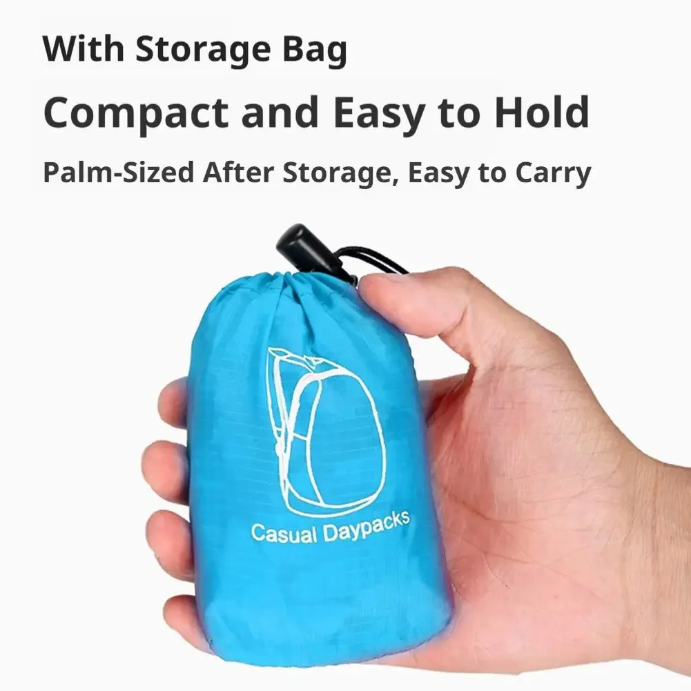 sac à dos pliable léger, sac de voyage, sac de rangement portable pour la randonnée, l'alpinisme, le camping en plein air, grande capacité