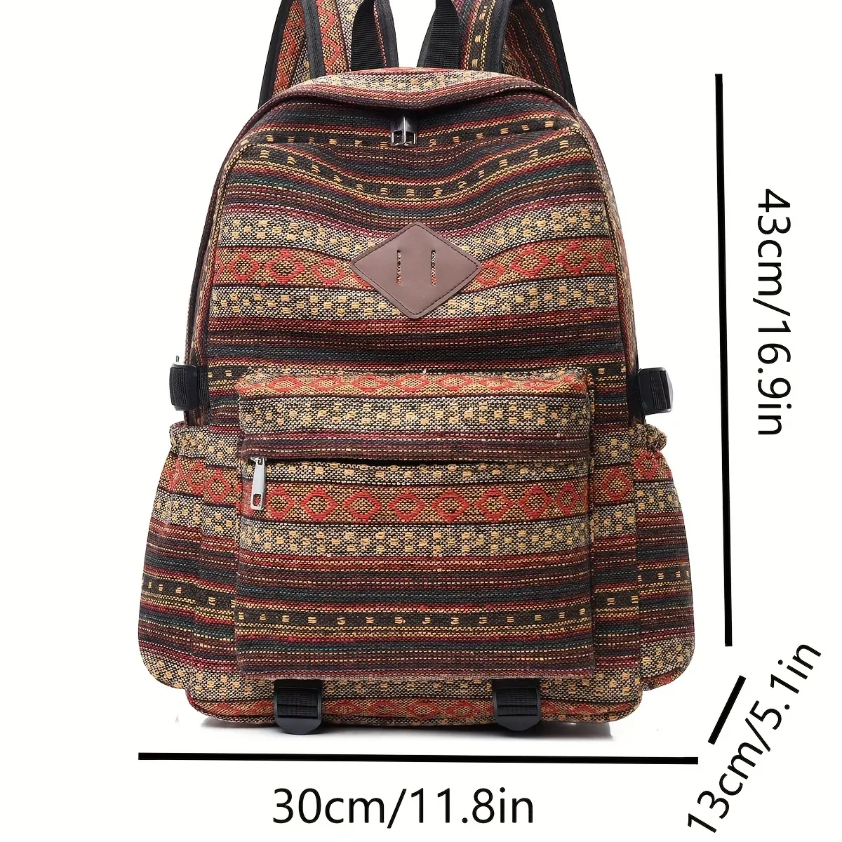 vintage nouveaux sacs à dos patch grande capacité femmes style ethnique voyage sac à dos broderie sac à dos