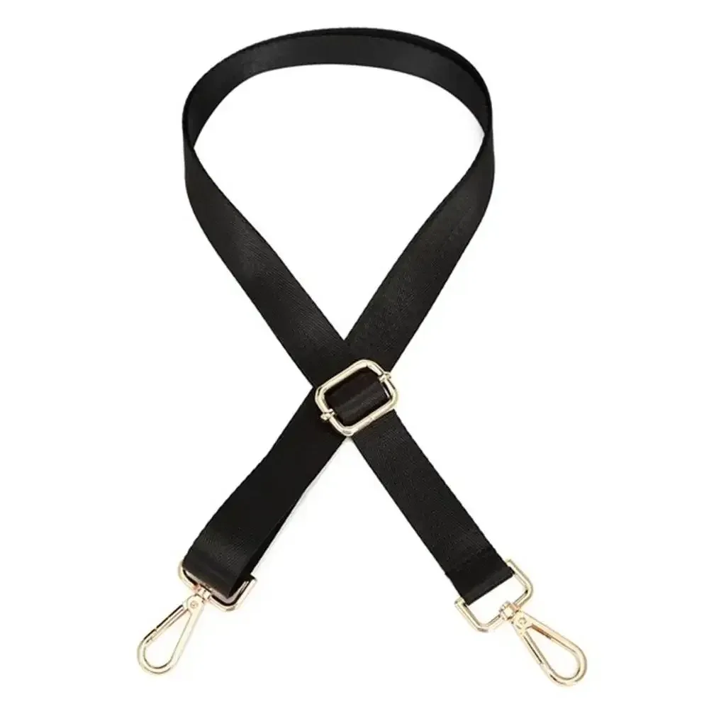 sangle de sac réglable en nylon noir, 70-140cm, poignée de sac à main unisexe détachable, sac à bandoulière, ceinture, accessoires de sac