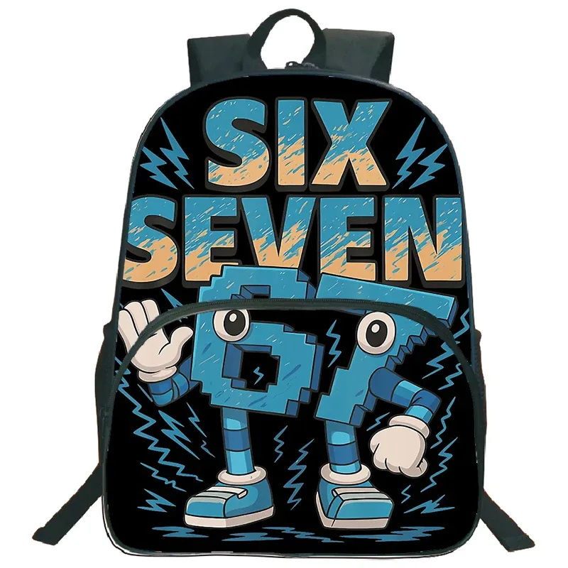 nouvel ensemble de 3 sacs à dos imprimés 67 six seven pour élèves du primaire, sac à déjeuner, trousse à crayons, sac d'école pour enfants