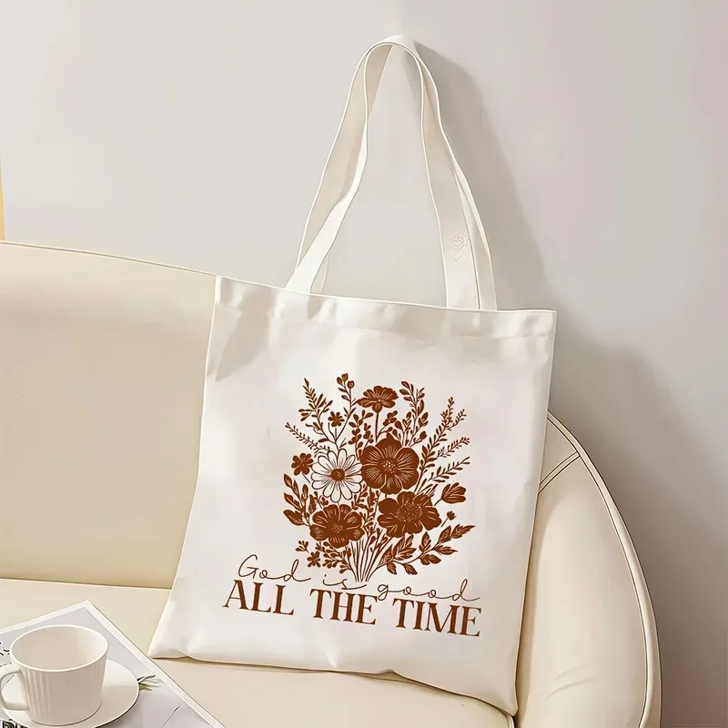 sac à main à motifs floraux, sac à bandoulière spacieux et robuste, sac de shopping, adapté aux voyages, au shopping et à un usage quotidien