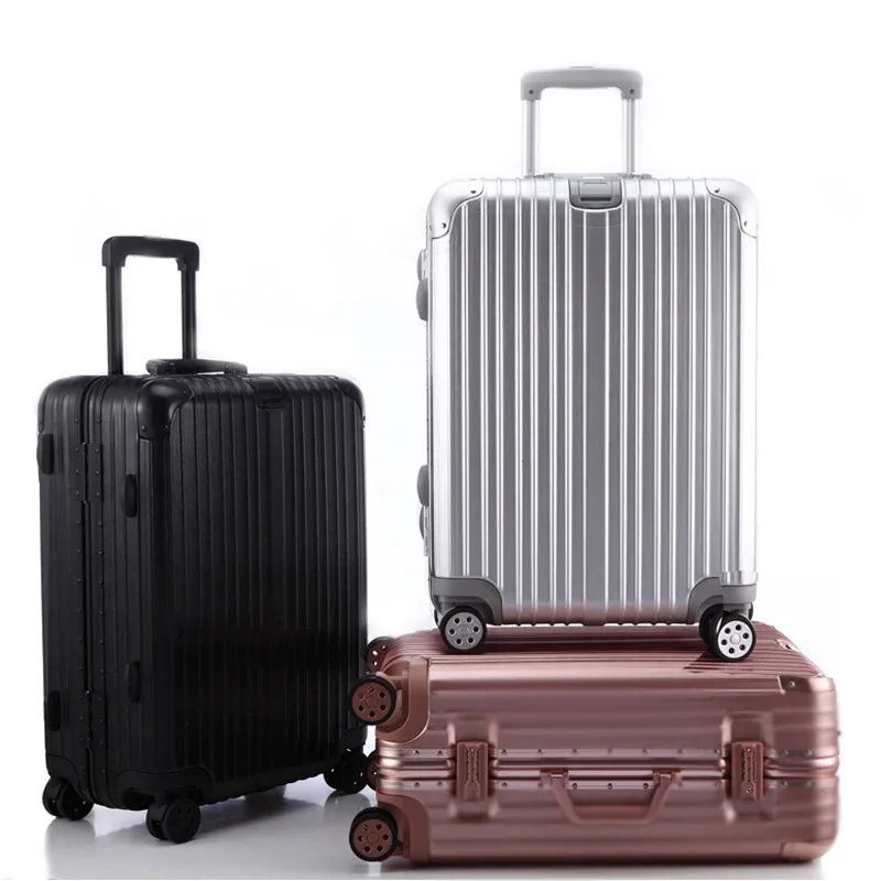 valise à cadre en aluminium 29 pouces tsa boîtier de chariot à serrure douanière roue universelle 20 "26" boîte d'embarquement à bagages valise de voyage