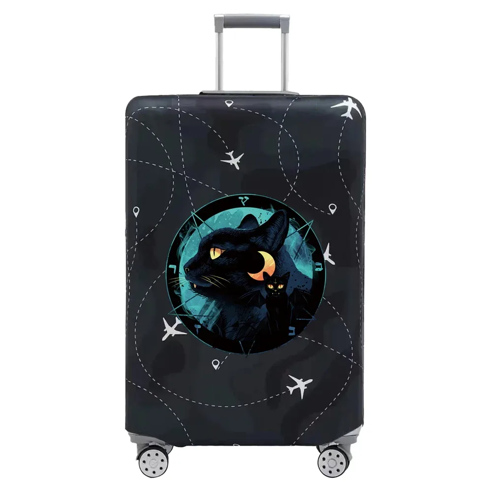 couvertures de bagages de voyage, housse de protection, housses de valise anti-poussière commandées, série d'impression de dessin animé, accessoires de voyage for18-32inch