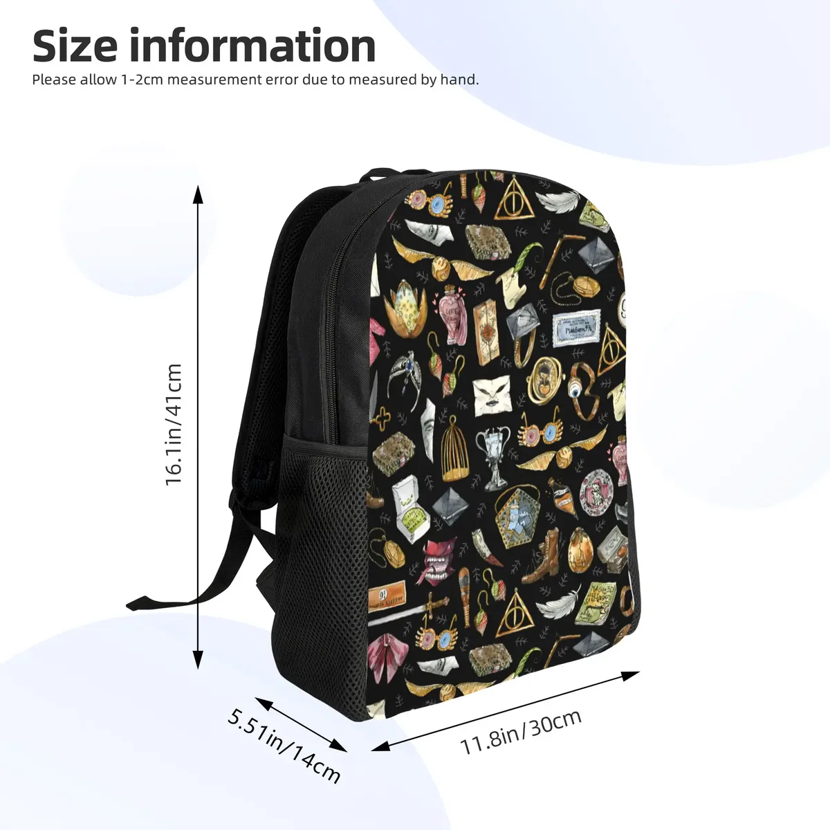 harries movie p-potters magic world sac à dos classique pour femmes, sac d'école pour enfants, sac à dos pour ordinateur, sac à bandoulière de voyage pour adolescents