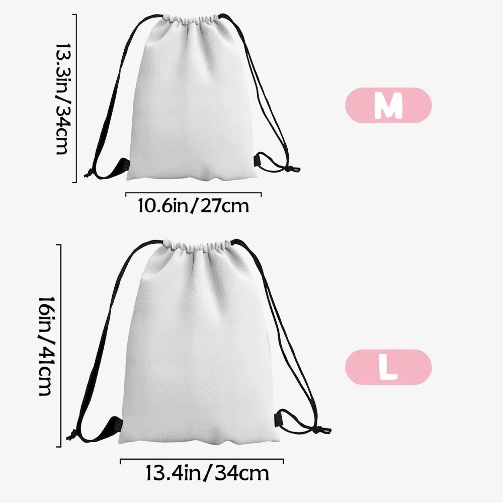 sac à cordon personnalisé avec photo, 1 pièce - sac de sport léger pour voyage, sac de gym, sac à dos de rangement, cadeau de rentrée scolaire