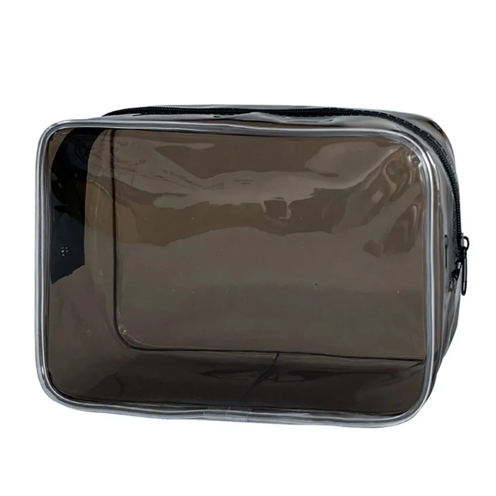 sac de toilette coloré de voyage, sac à maquillage transparent en pvc pour femmes, grande capacité, sac de lavage en gelée, organisateur de cosmétiques